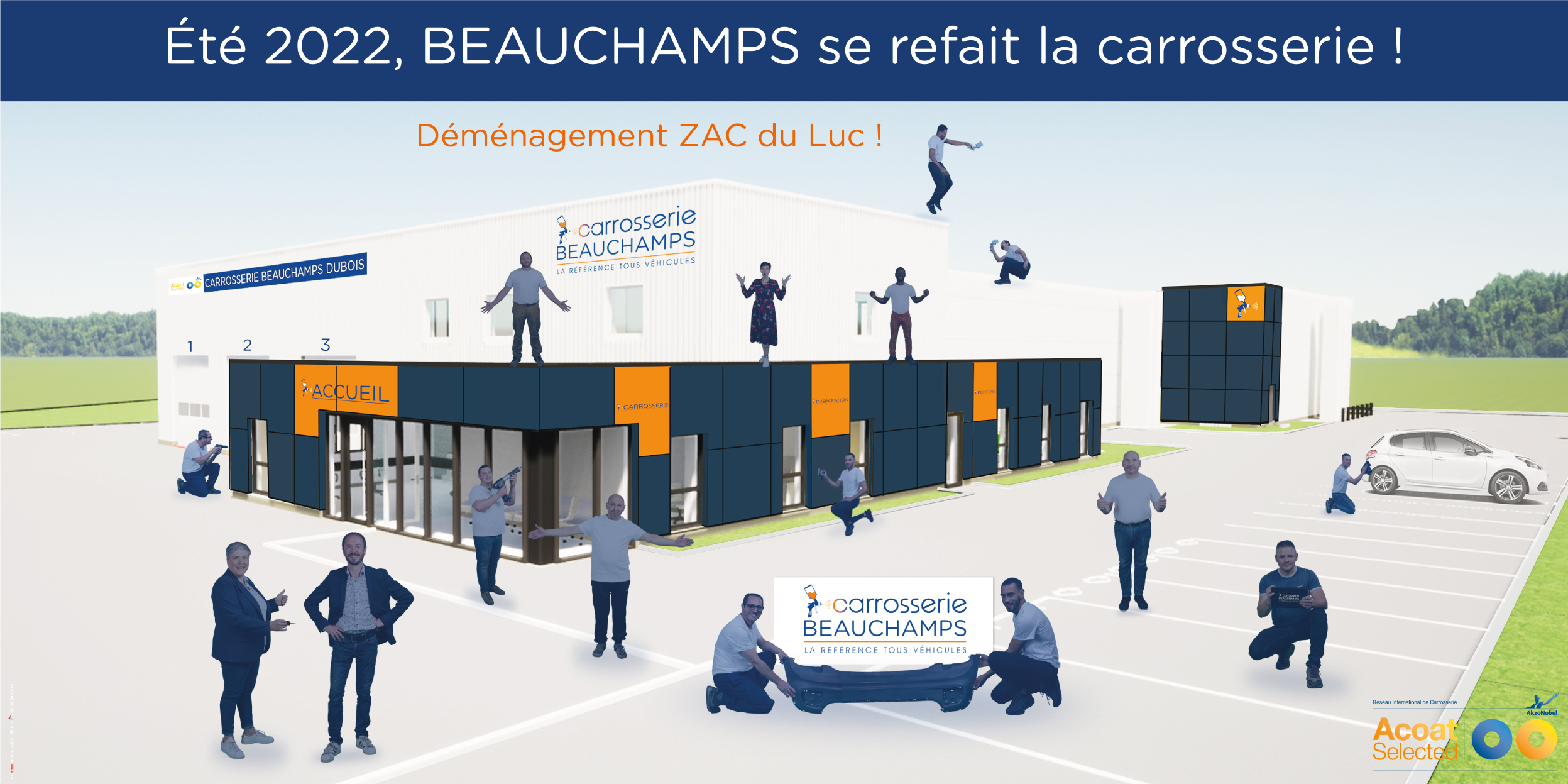 Beauchamps se refait la carrosserie !